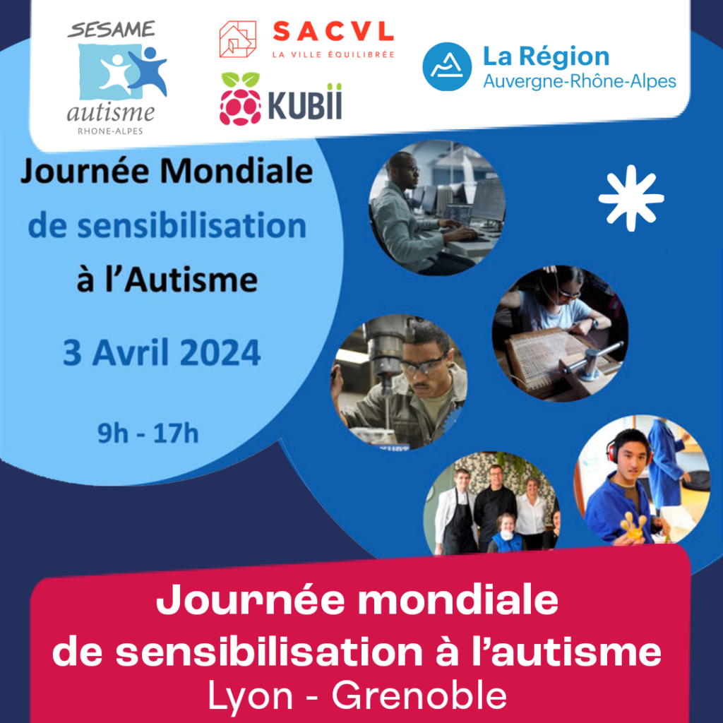 affiche de la journée mondiale de sensibilisation à l'autisme