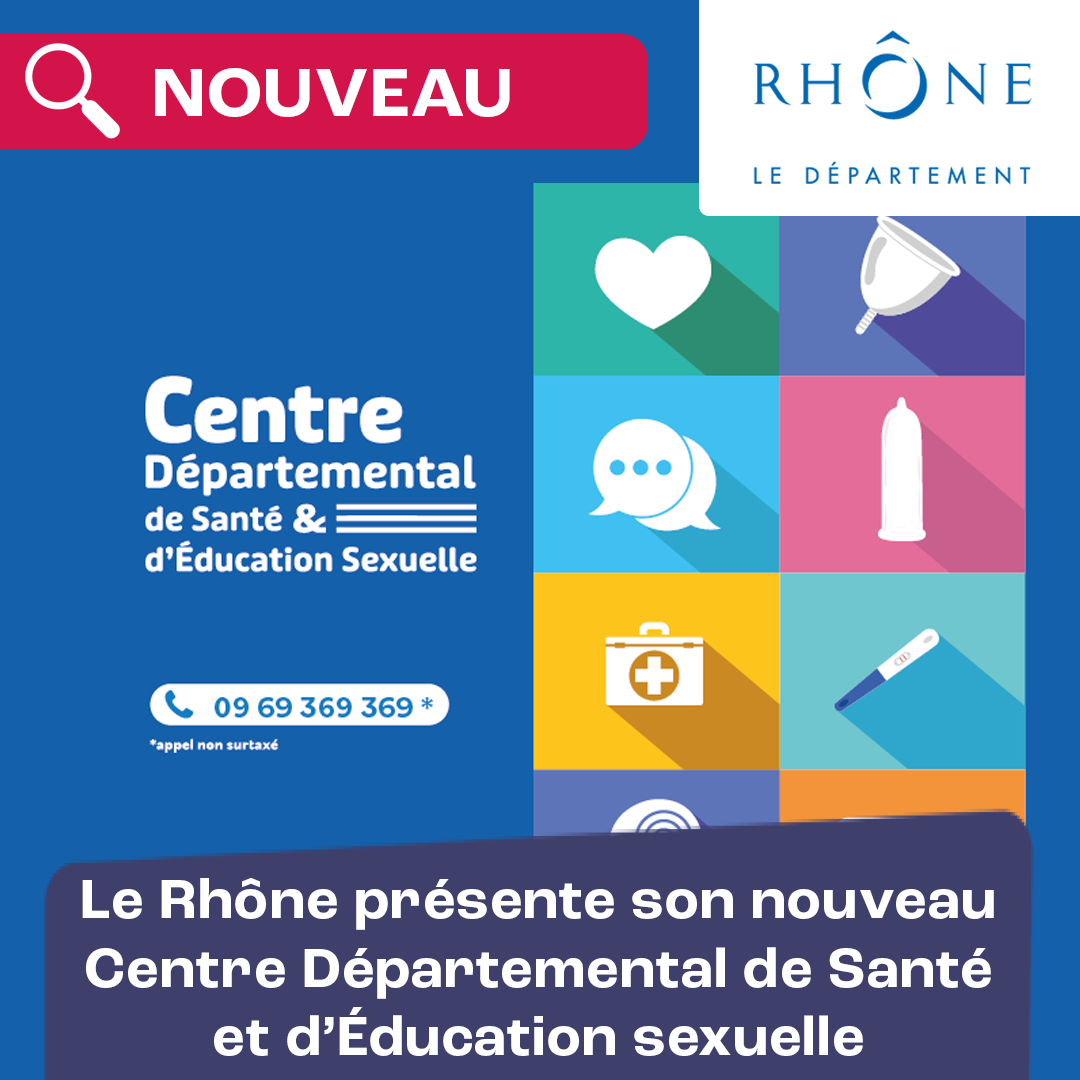 Visuel du centre département de santé sexuelle du Rhône