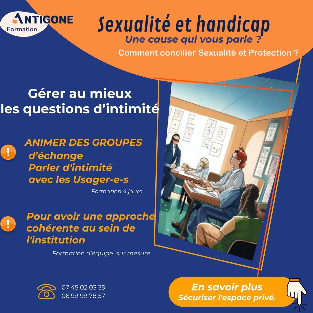 Visuel Antigone Formation sexualité et handicap