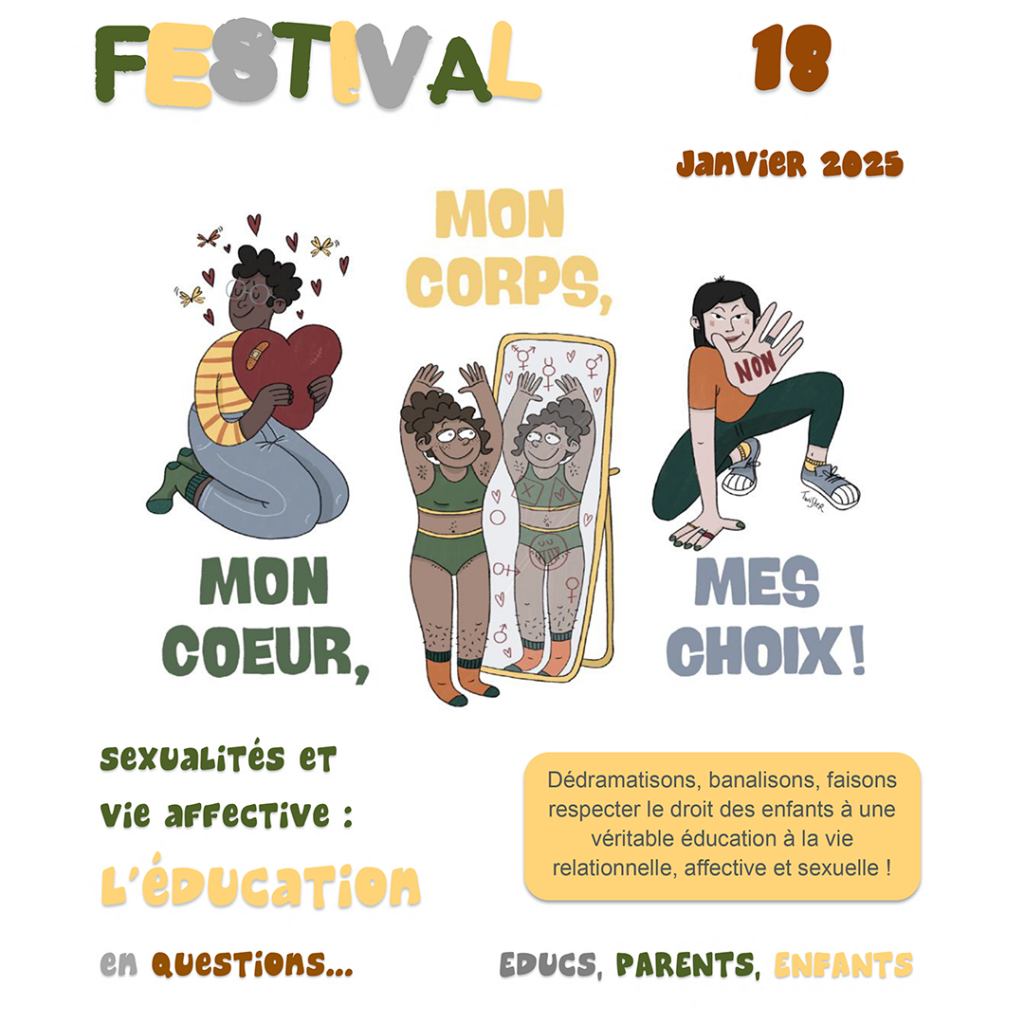 Visuel de jeunes avec un coeur symbolisant la vie affective