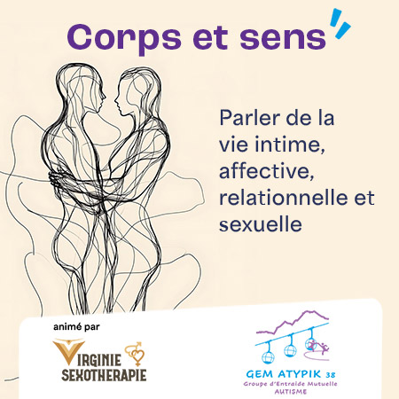 Dessin d'un homme et une femme s'enlaçant symbolisant la vie intime