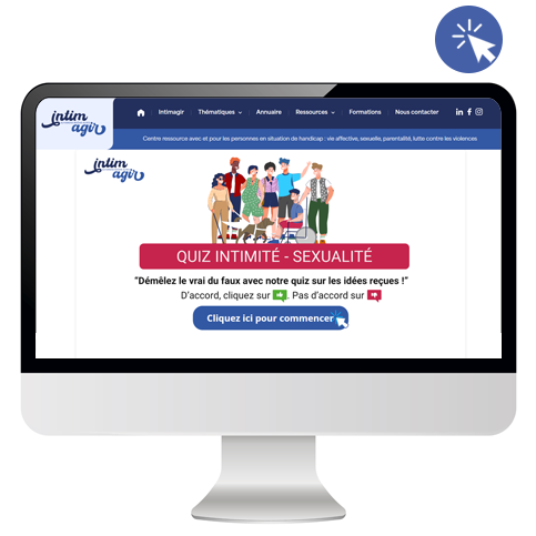 Image de la page d'accueil du quiz intimité et sexualité
