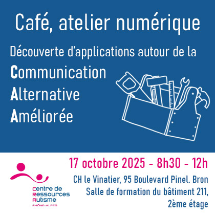 Atelier autour de la CAA le 17 octobre 2025 au CH di Vinatier à Bron (69)