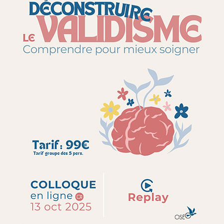 Flyer du colloque Déconstruire le validisme, en vision le 13 octobre 2025