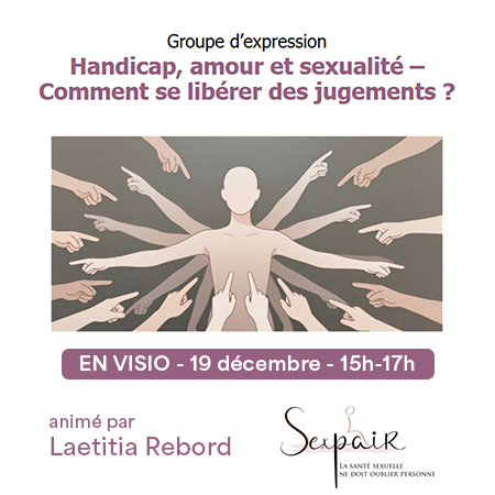 Groupe d’expression animé par Laetitia Rebord le 19 décembre en visio de 15 à 17h