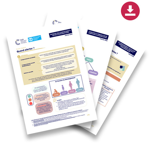 3 fiches pratiques sur les comportements sexuels problématiques