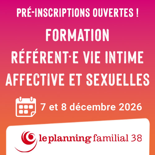 Formation : Référent·e Vie Intime Affective et Sexuelles