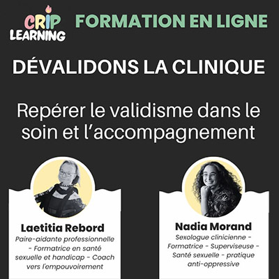 Repérer le validisme dans le soin et l'accompagnement - formation en ligne
