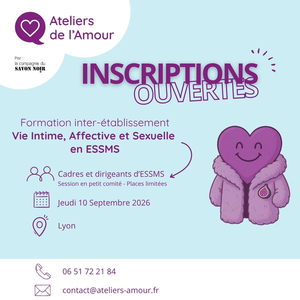 Ateliers de l'amour : formation inter-établissement Vie intime, affective et sexuelle en ESSMS