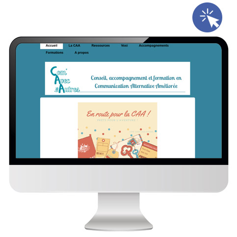 Site Com Avec les Autres de Sophie Lallemand, experte en CAA, Communication Alternative et Augmentée