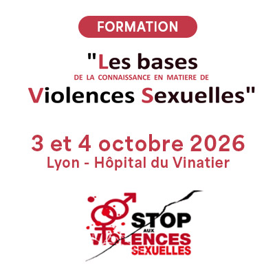 Formation Stop aux violences sexuelles : Les Bases de la connaissance en matière de violences sexuelles samedi 03 et dimanche 04 octobre 2026