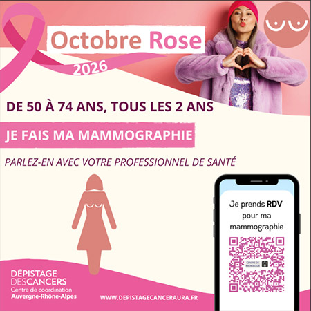 Octobre rose : dépistage du cancer du sein