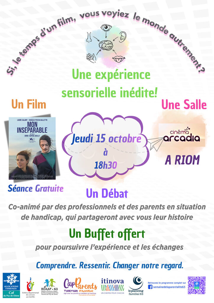 Ciné-débat Mon inséparable. Parentalité et handicap, Riom - 63
