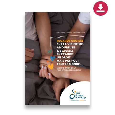 Enquête APF France handicap sur la vie intime, amoureuse et sexuelle des personnes en situation de handicap en France.