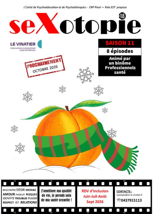 Sexotopie, saison 11, Promouvoir la santé sexuelle auprès des personnes vivant avec un trouble psychique.