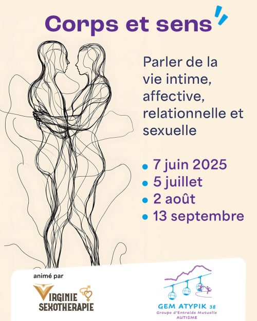 Dessin d'un homme et une femme s'enlaçant symbolisant la vie intime