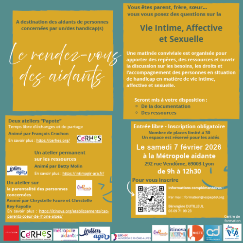 les rendez-vous des aidants, flyer avec programme