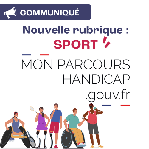 illustration représentant des sportifs en situation de handicap