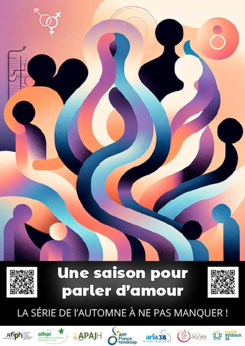 Visuel abstrait représentant des silhouettes de personnes